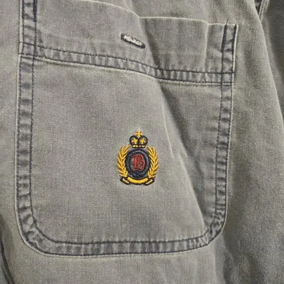 Bugle Boy Company VTG Men’s Button Up Shirt XL Gray Long Sleeve Casual Classic - Picture 2 of 7